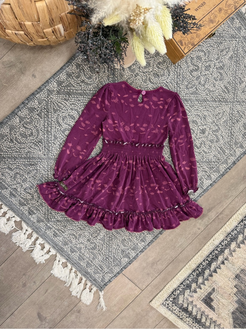 Matilda Jane Girls Choose your own path Apple Cider Dress Size 4 Autumn Fall - Picture 7 of 16